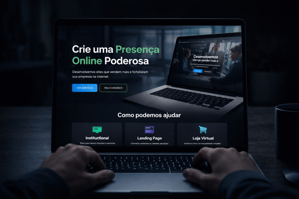 criação de sites profissionais